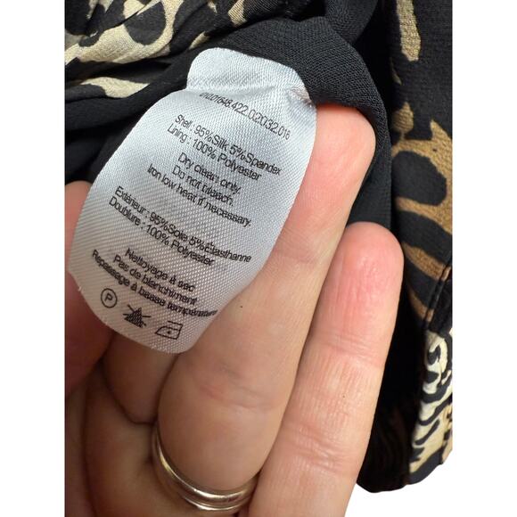 RIXO London Leopard Mini Dress Sz. XL - Picture 8 of 9